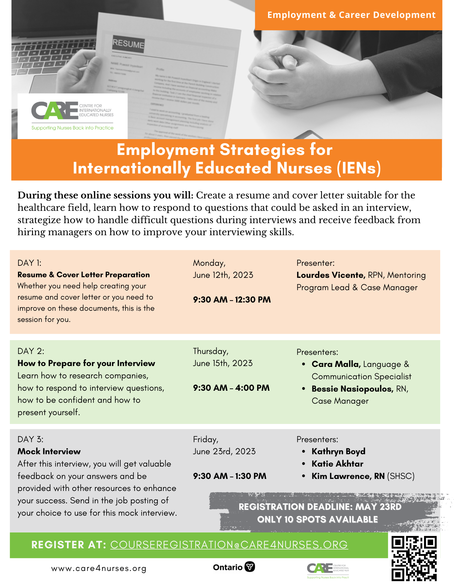 CARE Centre for Internationally Educated Nurses