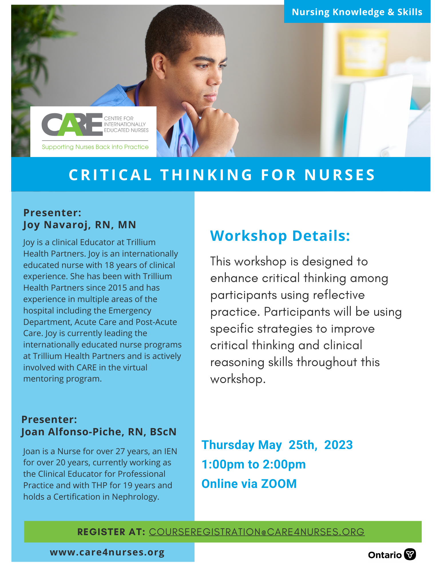 critical thinking new graduate nurses