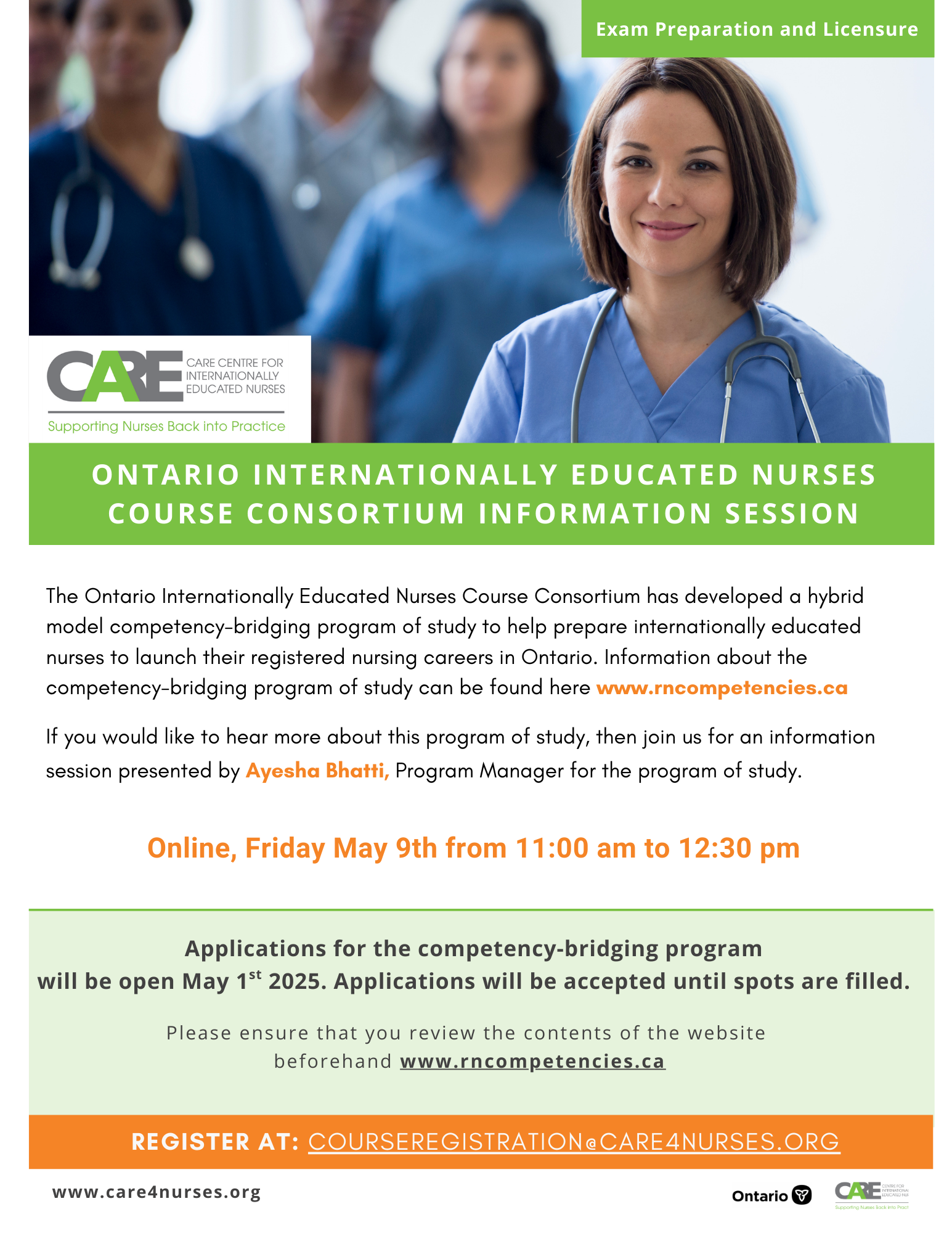 CARE Centre for Internationally Educated Nurses