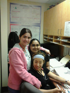 RNs Analiza Manuel, Simranjit Benipal and Joanna Sim